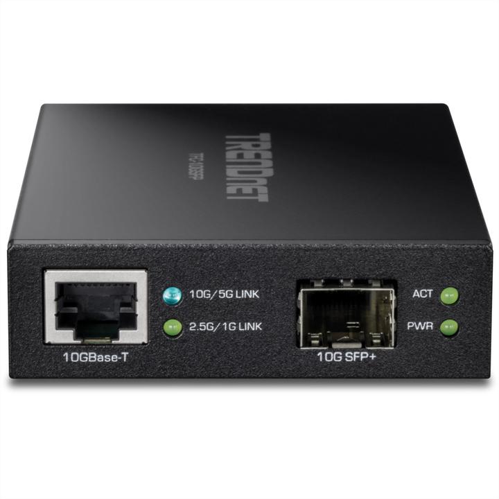 Actual product image Trendnet 10GBASE-T to SFP+ Fibre Media