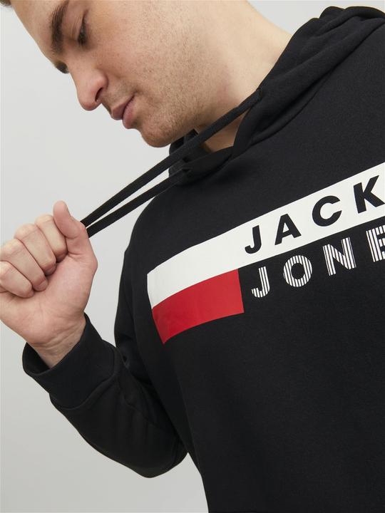Produktbild Jack & Jones Basic Logo Plus Size Hoodie (5XL)
