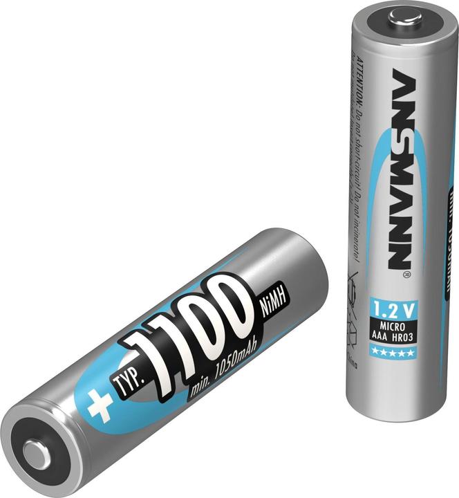 Image du produit Ansmann AAA (1 pcs, AAA, 1050 mAh)