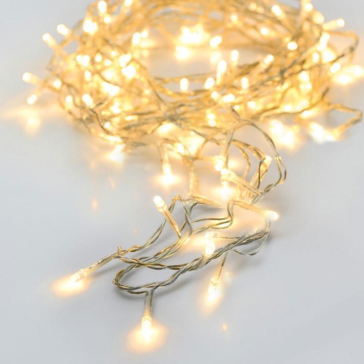 Immagine prodotto H & S Collection Set di 2 luci fiabesche a LED con 8 modalità di illuminazione e timer, 2,3 m, a batteria, IP44 (2.30 m)