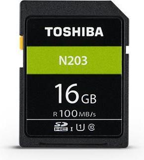 Toshiba SDHC Card N203 16GB Exceria Ultra High Speed U3 (16 GB, SDHC, U3, UHS-I)