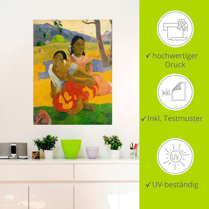 Actual product image Artland Poster Nafea Faaipoipo When will you get married? R1AY (45 x 60 cm)