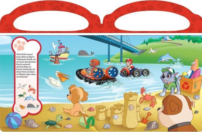 Image du produit PAW Patrol - Verrückte Such-Bilder für unterwegs - Wimmelbuch - Pappbilderbuch mit Stift und (Allemand, Phoenix International Publications Germany GmbH, 2022)