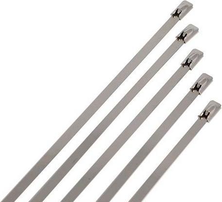 Produktbild Rs Pro Edelstahl-Kabelbinder mit Kugelverschluss 150 x 4.6mm, 1.1kN (Kunststoffkabelbinder, 150 mm)