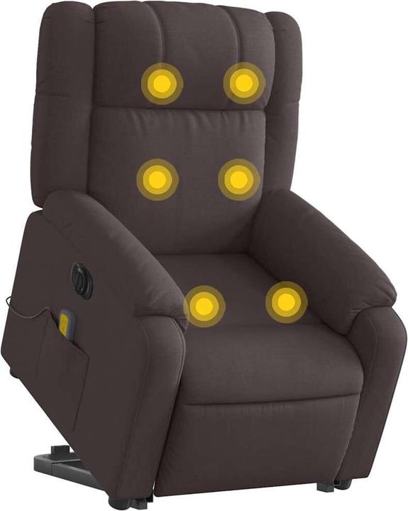 Produktbild VidaXL Elektrischer Massagesessel mit Aufstehhilfe Stoff