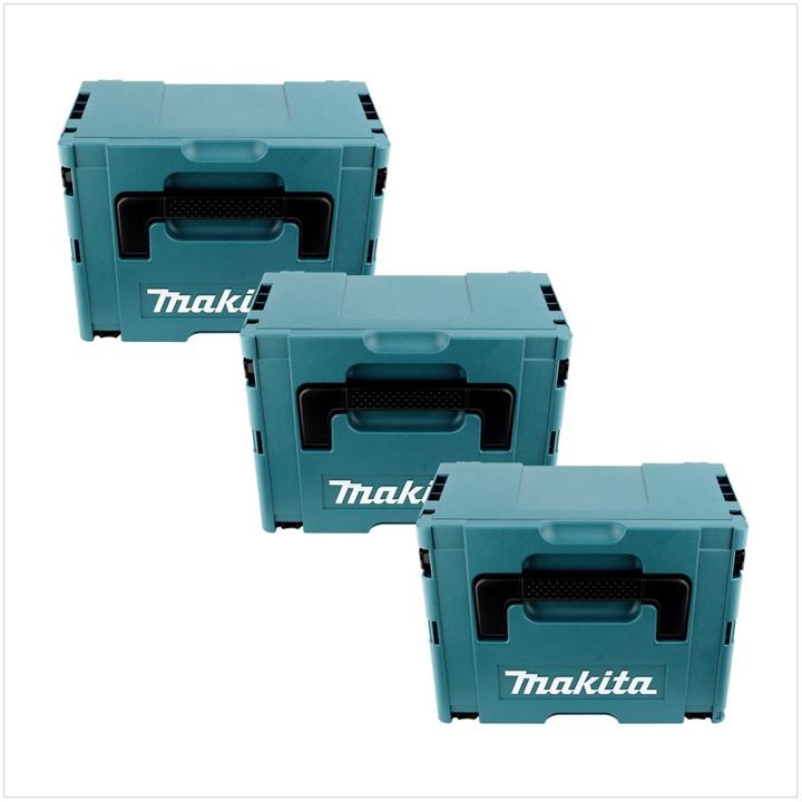 Image du produit Makita MAKPAC lot de 3 Coffrets empilables Taille 3 (3 pièces)