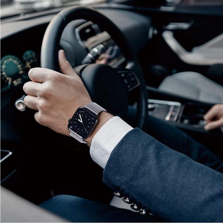 Produktbild Nevox Milanaise Armband f. Apple Watch 42mm sr (Edelstahl)