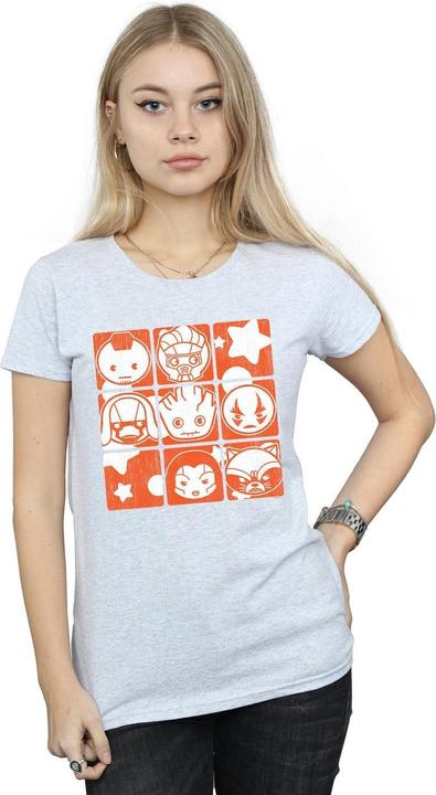 Immagine prodotto Kawaii Guardians Of The Galaxy Retro Maglietta Donna (M)