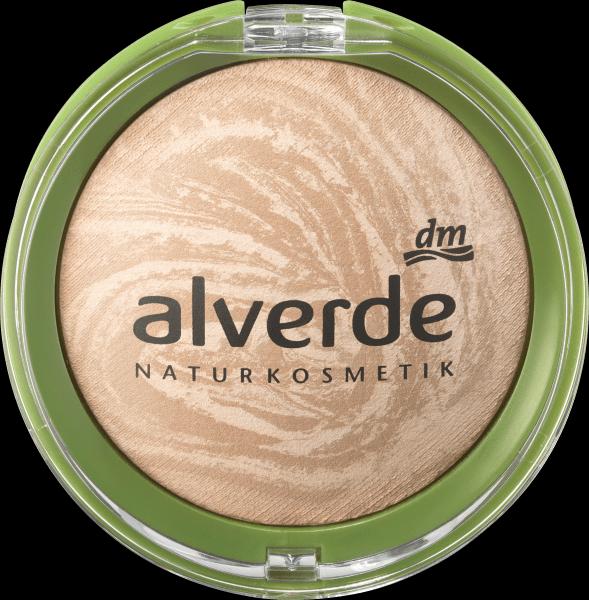 dm alverde Marmorierter Duo Bronzer soft bronze 01 (01 Soft Bronze, Bronzer, 10 g)
