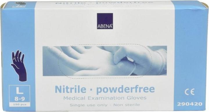 Abena Examination glove nitrile powder-free (L)