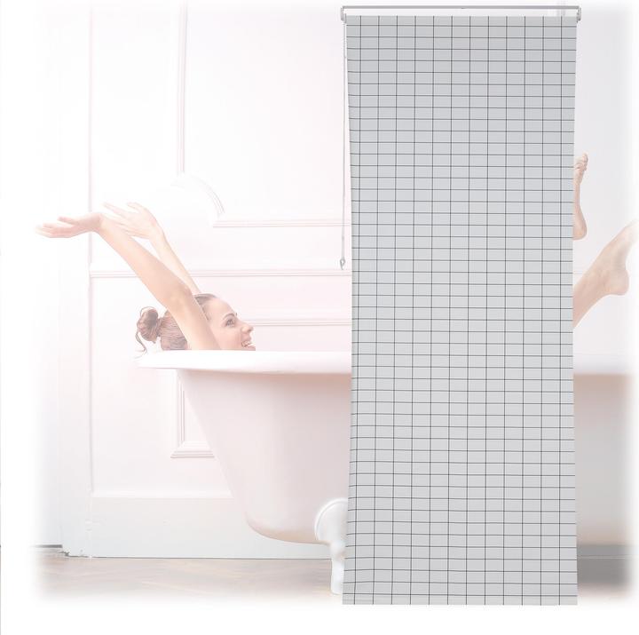 Actual product image Relaxdays Shower roller blind (120 x 4.5 x 245 cm)