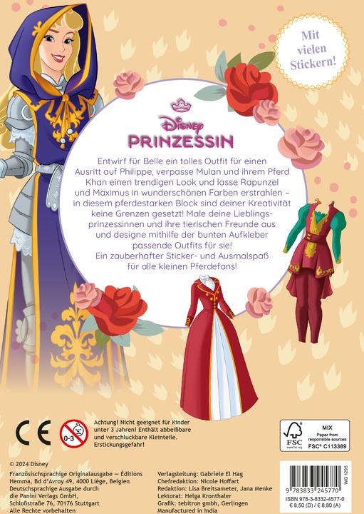 Actual product image Panini Disney Princess: Magical styling fun - Sticker - Colour - Style