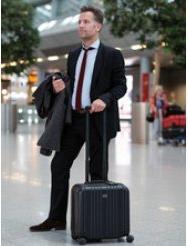 Produktbild JSA Trolley 2 in 1, mit Tragegriff und Rollen, 1 Fach, ABS (45.55 l)