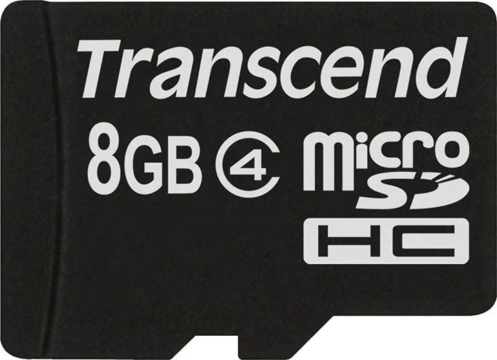 Produktbild Transcend Flash-Speicherkarte 8GB Micro SDHC, C4 (8 GB, microSDHC)