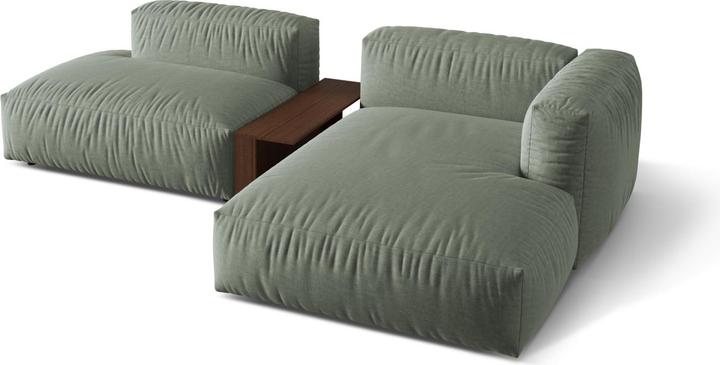 Actual product image Micadoni Modular Right Corner Sofa, "Martina", 2 Seats, 292x176x75 Made in Europe (Corner sofa)