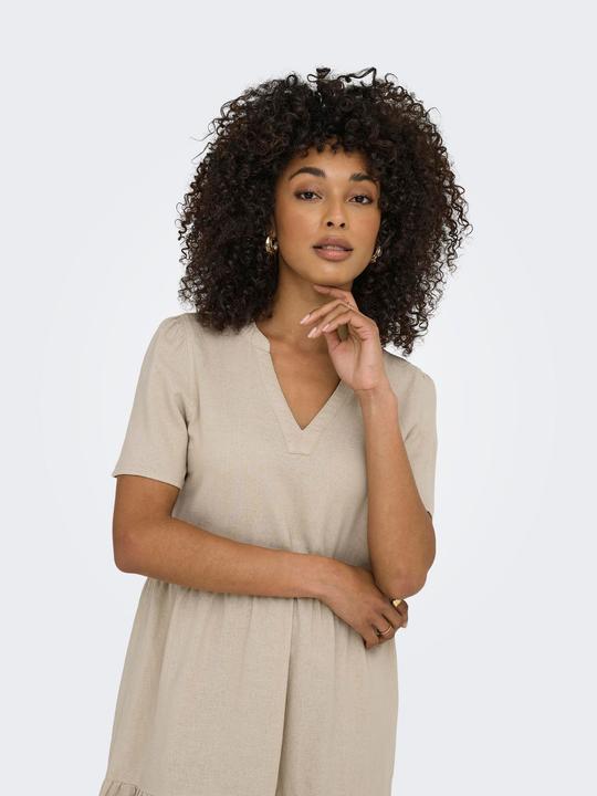 Actual product image Only Regular fit V-neck Short dress Bell-shaped dress (XL)