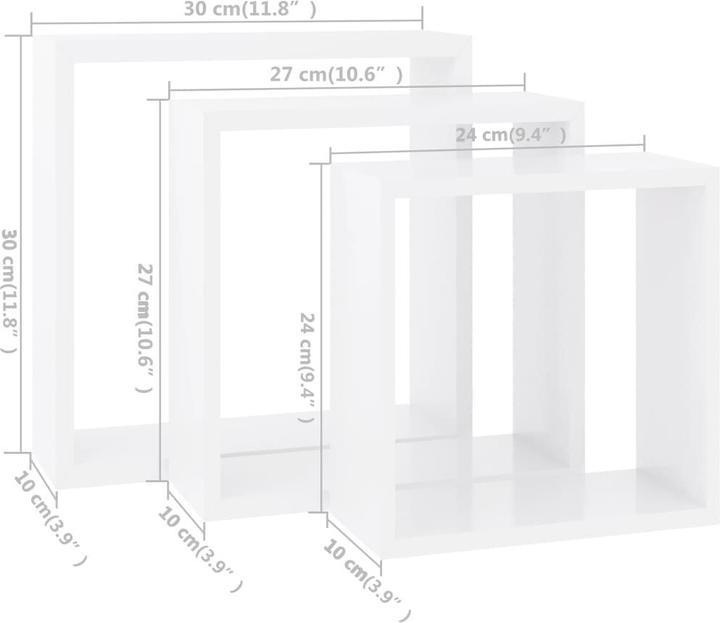 Actual product image VidaXL Abey (30 x 10 x 30 cm)