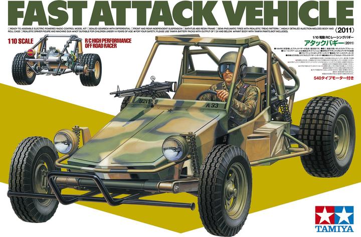 Image du produit Tamiya 1:10 RC Véhicule d'attaque rapide 2011 2WD LWA (Kit)