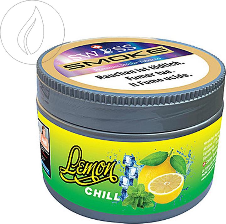 Image du produit Swiss Smoke Lemon Chill Tabac à chicha 100g (Citron)
