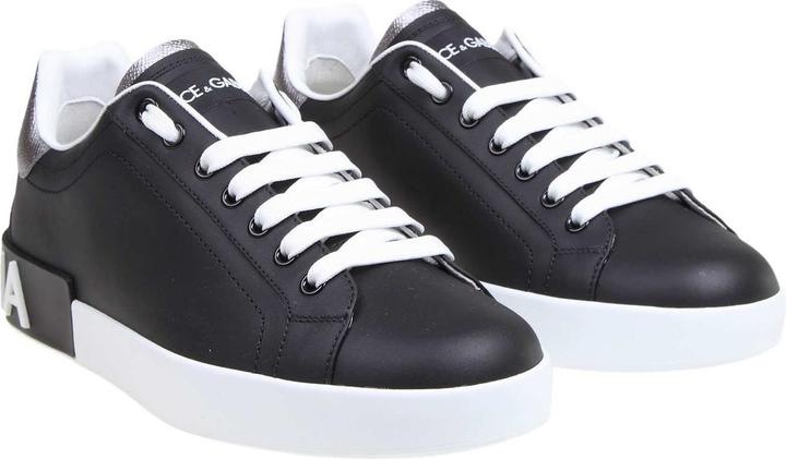 Image du produit Dolce & Gabbana portofino sneakers in black nappa calfskin (39)