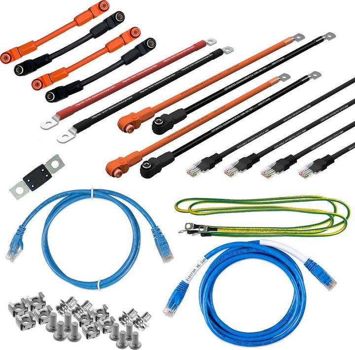 Offgridtec Kit di backup Kit di retrofit con batteria Pylontech US3000C Victron Multiplus II 48/5000 1-Fase (Spina solare)