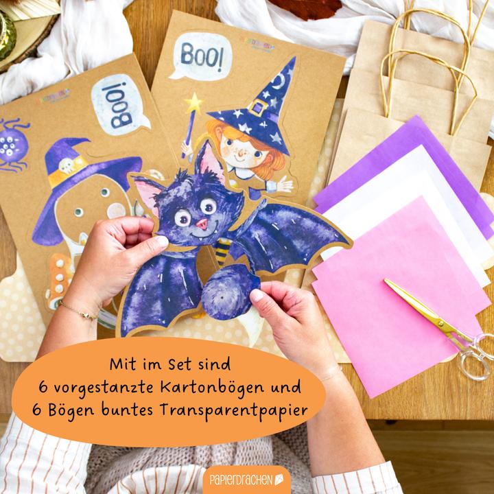 Immagine prodotto Papierdrachen 3 lanterne per bambini Halloween - Set 01