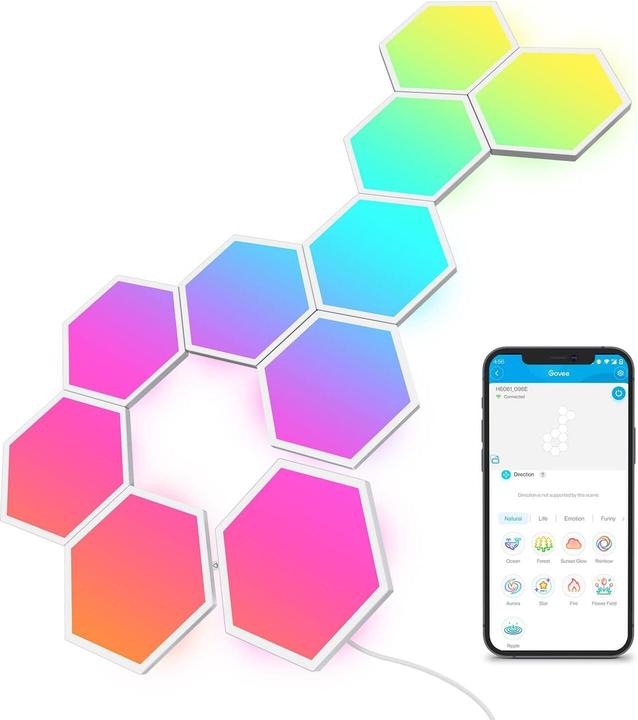 Immagine prodotto Govee Pannelli luminosi Glide Hexa (458 lm)