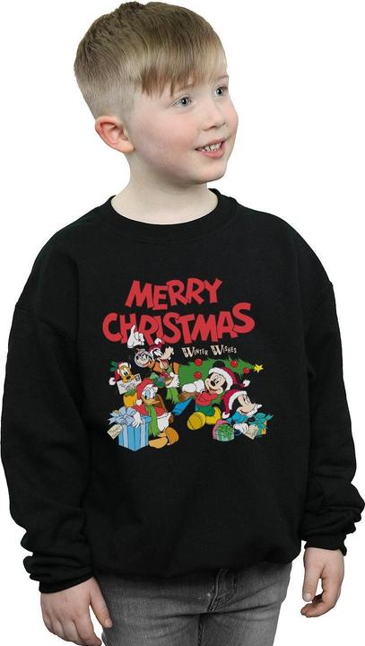 Produktbild Disney Mickey And Friends Winter Wishes Sweatshirt Jungen (152, 158)