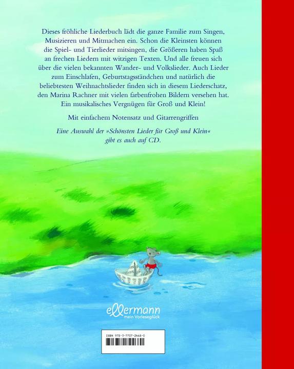 Produktbild Die schönsten Lieder für Gross und Klein (Deutsch, Marina Rachner, 2007)