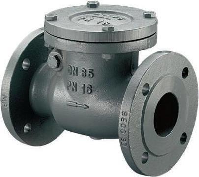 Image du produit Oventrop OV Clapet anti-retour PN 16 Fonte grise Version à bride DN 200