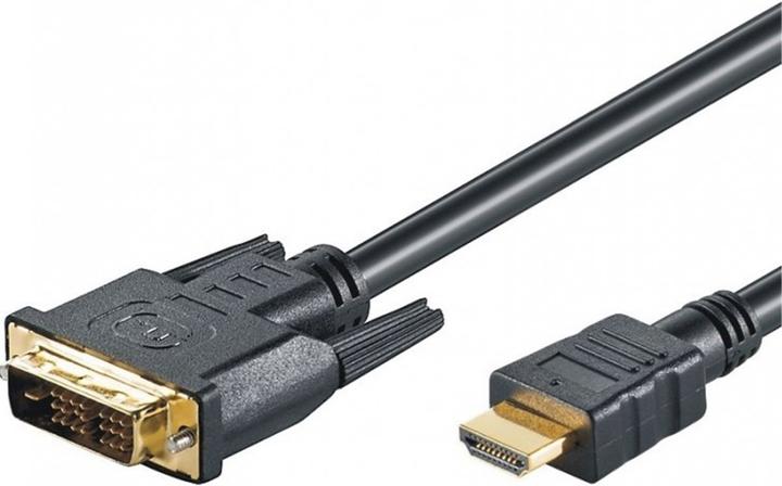 Productafbeelding M-Cab 3M HDMI naar DVI-D kabel - Goud (3 m, DVI)