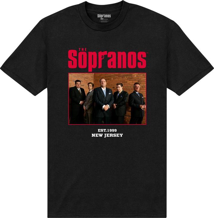 Actual product image The Sopranos Unisex Adult Cast T-Shirt (S)