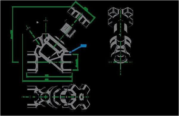 Produktbild Oventrop OV Strangregulierventil Hydrocontrol VTR PN 25 RG 2 Messventile DN 32 1 1/4Zoll I
