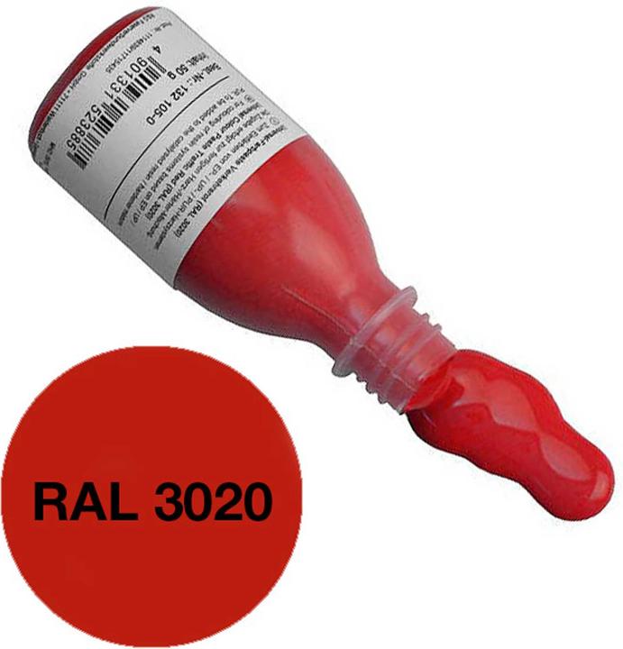 Produktbild R&G universal-farbpaste verkehrsrot (ral 3020) flasche/ 50 g