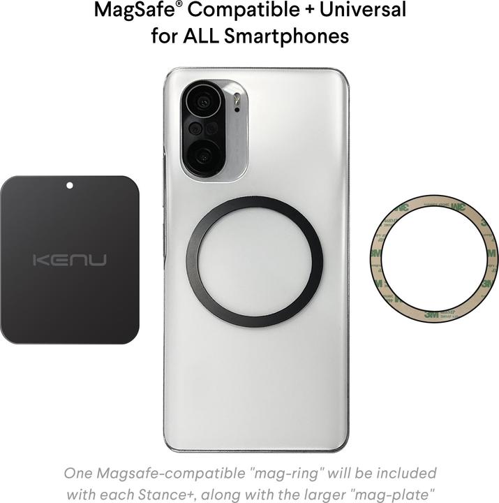 Immagine prodotto Kenu Stance+ Supporto per telefono MagSafe tutto in uno, multiangolo, universale