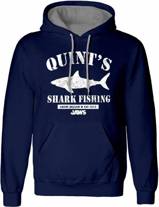 Image du produit JAWS - Sweat à capuche QUINT'S SHARK FISHING - Adulte (S)