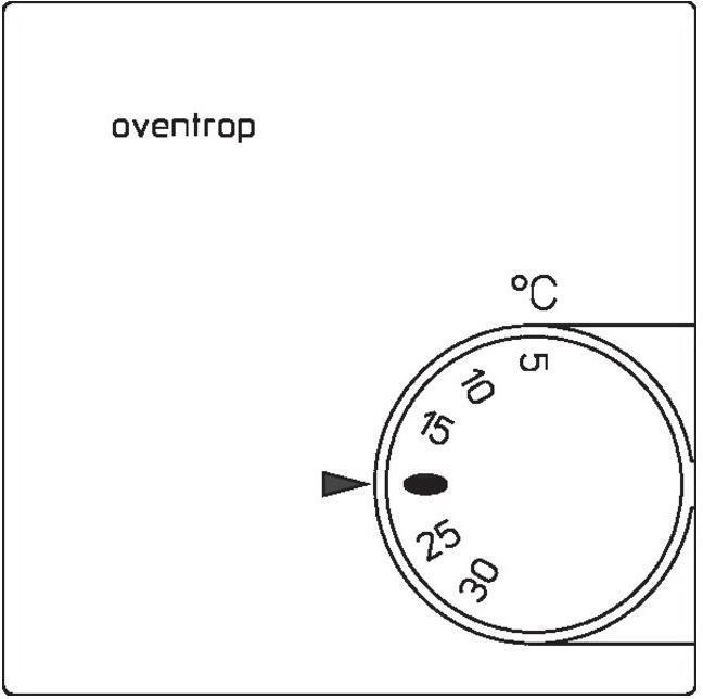 Image du produit Oventrop Thermostat d'ambiance 230 V (1152051)