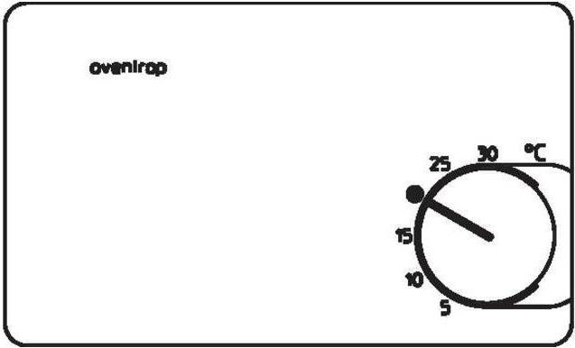 Actual product image Oventrop OV Room thermostat surface-mounted electric 24 V for continuous control 0-10 V