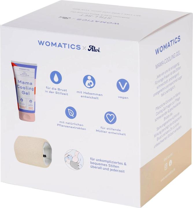 Immagine prodotto Womatics Gel rinfrescante per mamme + cuscino per allattamento Alvi 150 ml