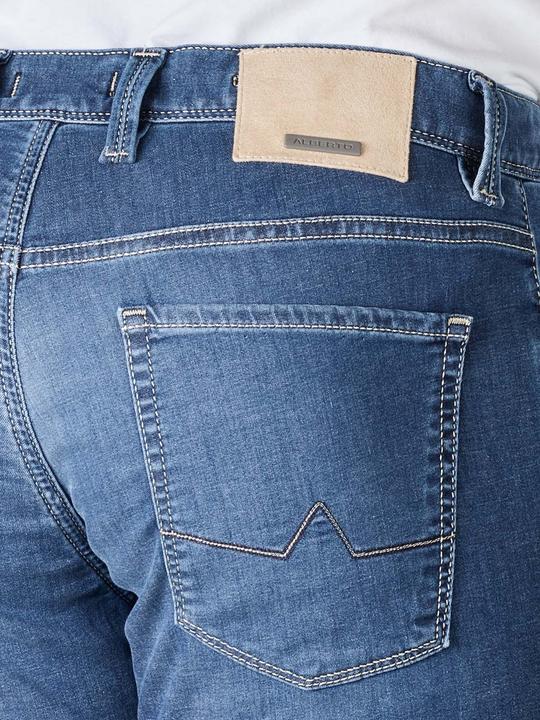 Image du produit Alberto Super Stretch Light Tencel Pipe Jeans Slim Fit Navy (W42/L34)