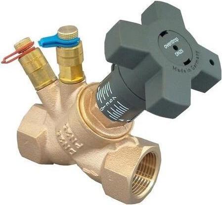 Produktbild Oventrop OV Strangregulierventil Hydrocontrol VTR PN 25 Rotguss 2 Messventile DN 25 1Zoll