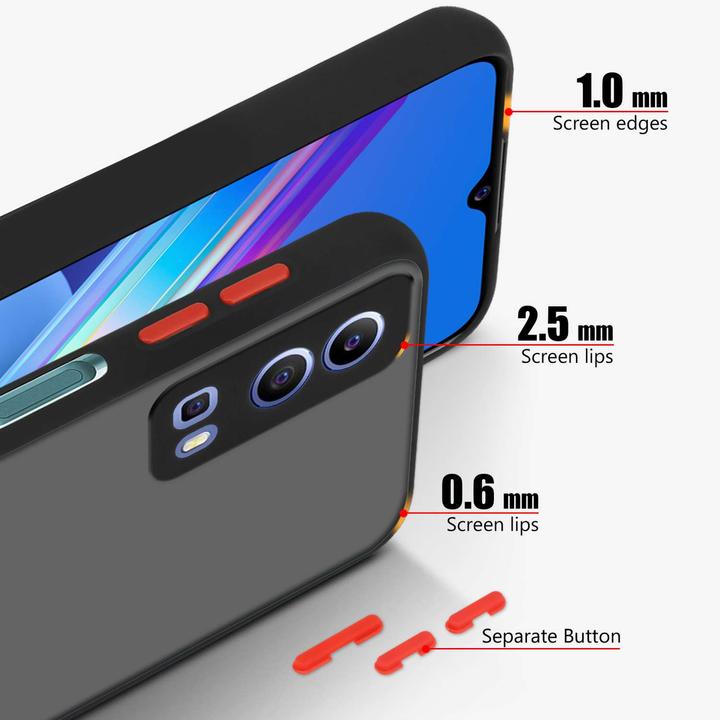 Image du produit Cadorabo Coque pour Vivo Y52 5G / Y72 5G Hybrid Matt (Vivo Y72 5G, Vivo Y52s 5G)