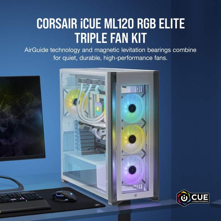 Produktbild Corsair ML120 RGB ELITE (120 mm, 3 x)
