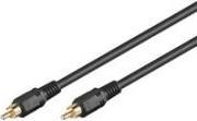 Actual product image Goobay Coaxial digital audio connection cable, RCA S/PDIF, double shielded (15 m, Coaxial)