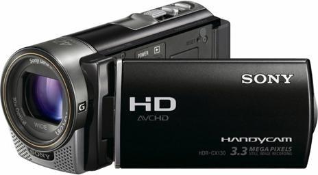 Sony HDR-CX130, FullHD, Flash, 30x Zoom, Schwarz (30 x)