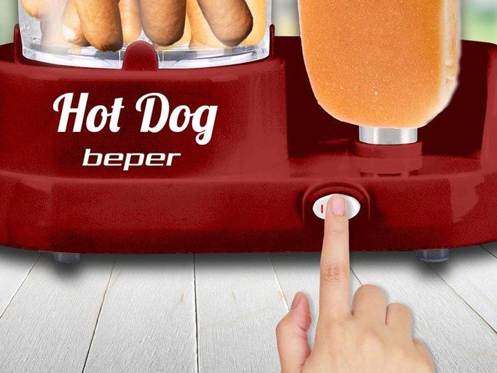 Actual product image Beper Hot dog device P101CUD501 steam
