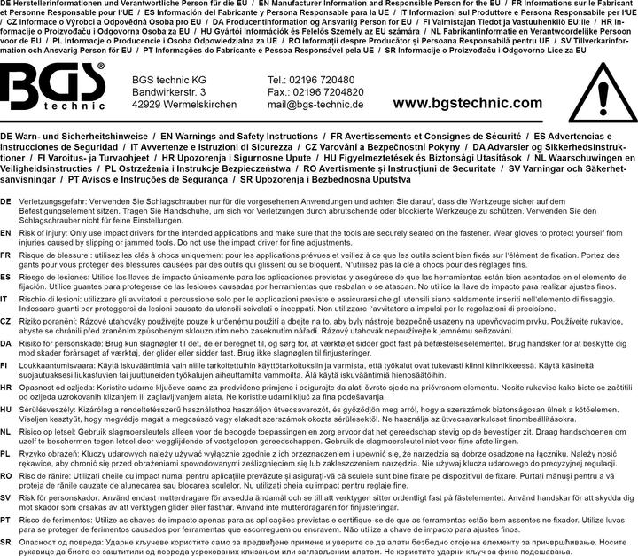 Immagine prodotto BGS Avvitatore ad aria compressa 25 mm (1") 2200 Nm