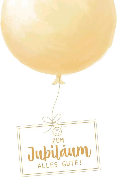 Produktbild ABC Glückwunschkarte Jubiläum 12.5 x 17.6 cm (1 Stk.)