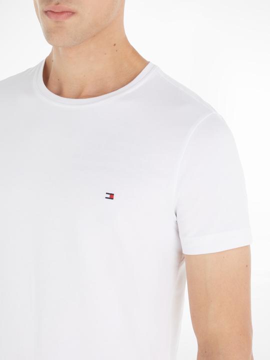 Image du produit Tommy Hilfiger Crew Neck T-Shirt Slim Fit White (XXL)