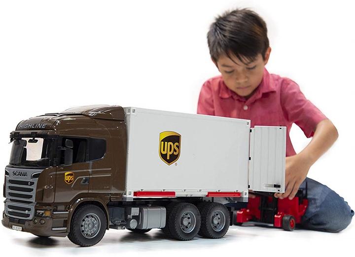 Image du produit Bruder Camions logistiques Scania de la Série R pour UPS